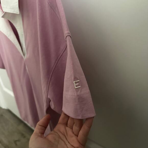 Everlane NWT The Retro Polo Organic Cotton Size: Small Color: Mauve - Picture 7 of 10